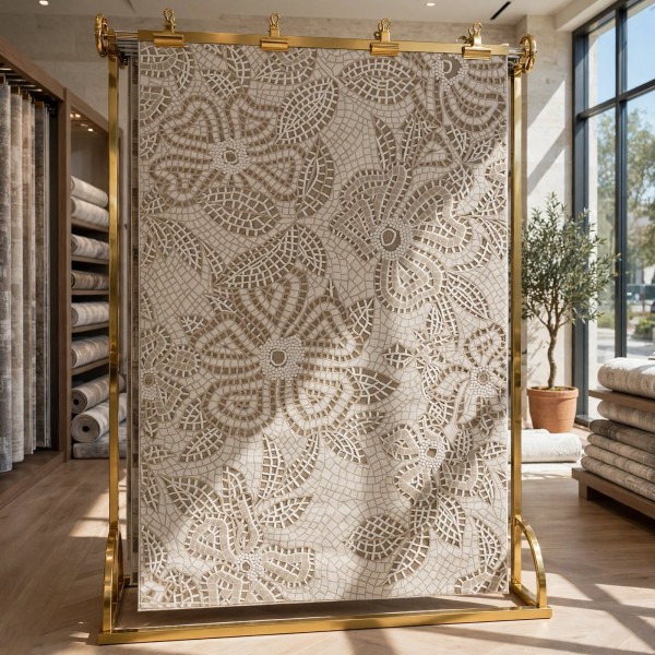 Turkish rugs Modern floward N0691A beige size 80*150