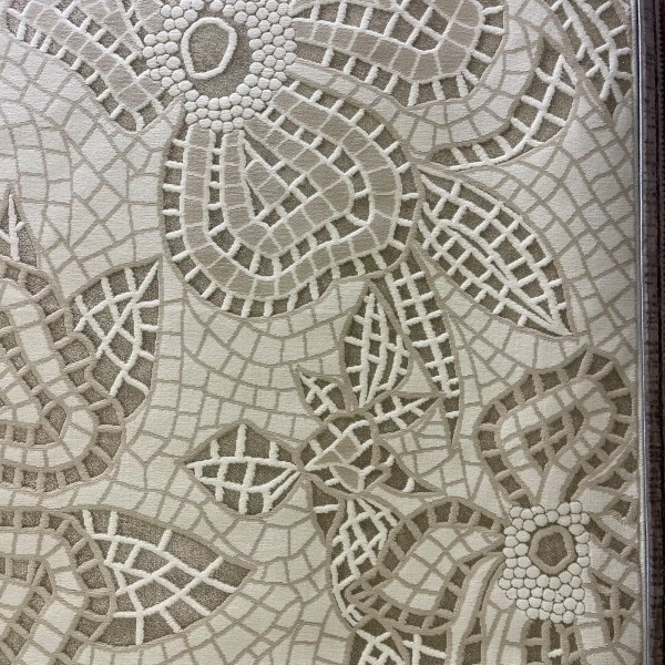 Turkish rugs Modern floward N0691A beige size 80*150