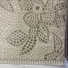 Turkish rugs Modern floward N0691A beige size 80*150