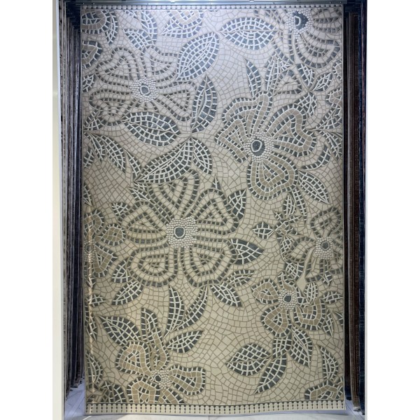 Turkish rugs Modern floward N0691A blue size 150*220