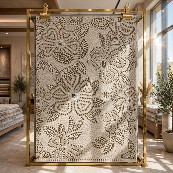 Turkish rugs Modern floward N0691A golden size 300*400