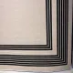 سجاد تركي اطار برواز فريم F498A كريم اسود مقاس 100*200