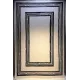 سجاد تركي اطار برواز فريم F499A كريم اسود مقاس 100*200