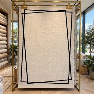 Turkish rug frame F602A cream black size 100*300