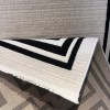 سجاد تركي اطار برواز فريم F605A كريم اسود مقاس 150*220