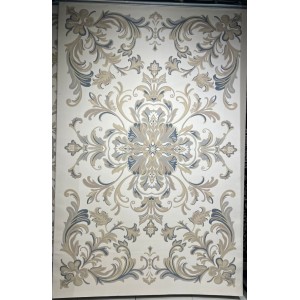 Turkish French palace rug 9002A sky blue size 100x200
