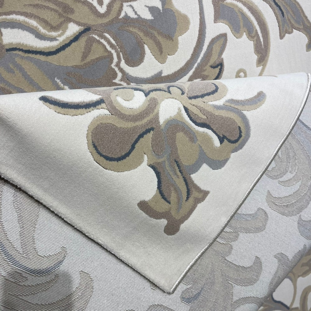 سجاد قصور تركي فرنسي 9002A بيج غامق مقاس 400*500