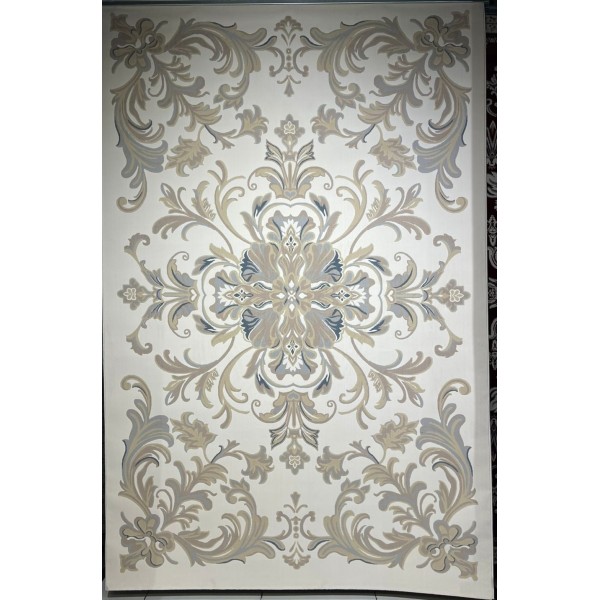 Turkish French palace rug 9002A sky gray size 300*400