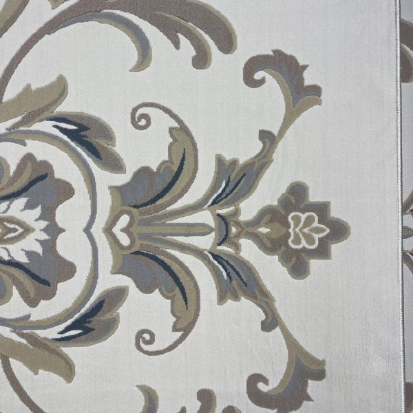 Turkish French palace rug 9002A sky gray size 300*400
