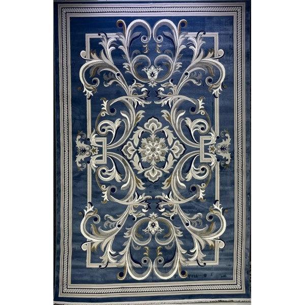 سجاد تركي جنيف نقش فرنسي 42111A سماوي مقاس 250*350