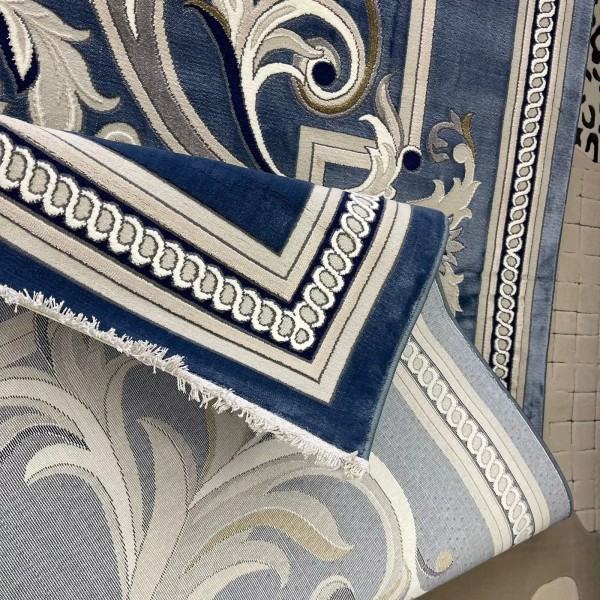سجاد تركي جنيف نقش فرنسي 42111A سماوي مقاس 250*350