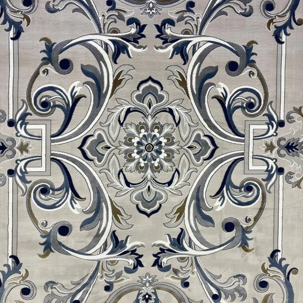 Turkish Geneva rug French pattern 42111A Light grey size 50*80