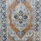 Bulgarian Carpet Hannover K079B Blue Beige Orange