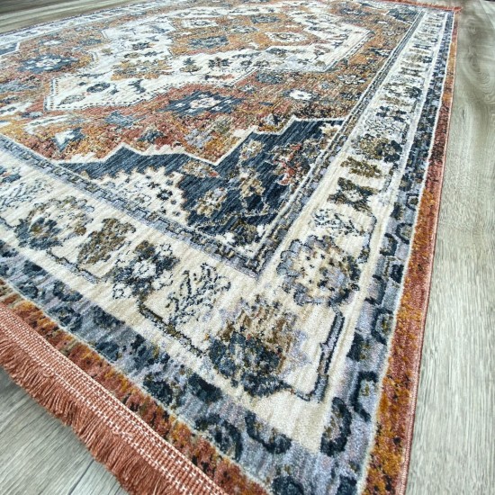 Bulgarian carpet hannover k085A beige orange