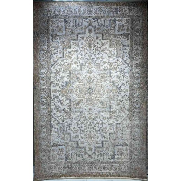 سجاد تركي هانوفر B566B بيج غامق رصاصي فاتح مقاس 200*300