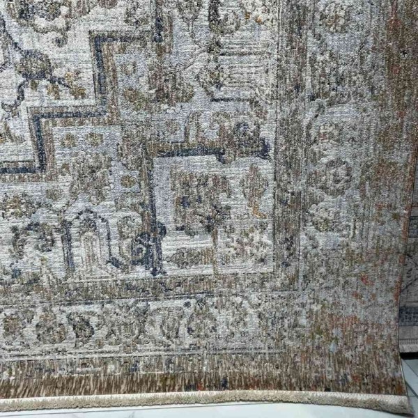 سجاد تركي هانوفر B566B بيج غامق رصاصي فاتح مقاس 200*300