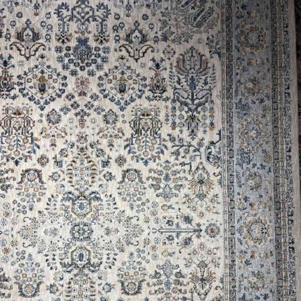 سجاد تركي هانوفر KB95A بيج رصاصي فاتح مقاس 100*300