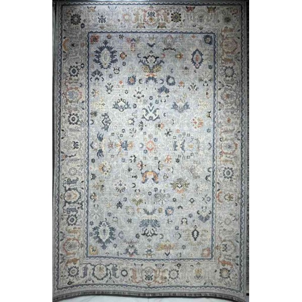 Turkish rugs Hanover KC01A light gray multi rose 80*150