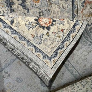 Turkish rugs Hanover KC01A light gray multi rose 80*150