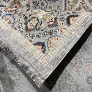Turkish rugs Hanover KC17A Light Gray Multi Rose Size 80*150