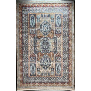 Turkish rugs Hanover KM89A cream TURQUOISE Size 80*150