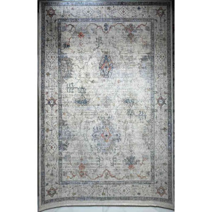 سجاد تركي هانوفر O117G بيج رصاصي فاتح مقاس 80*150