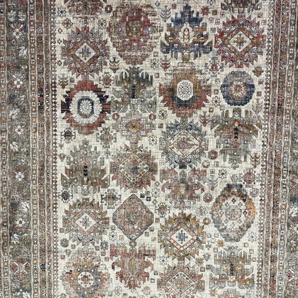 Turkish rugs Hanover KK34A beige multi rose Size 200*300