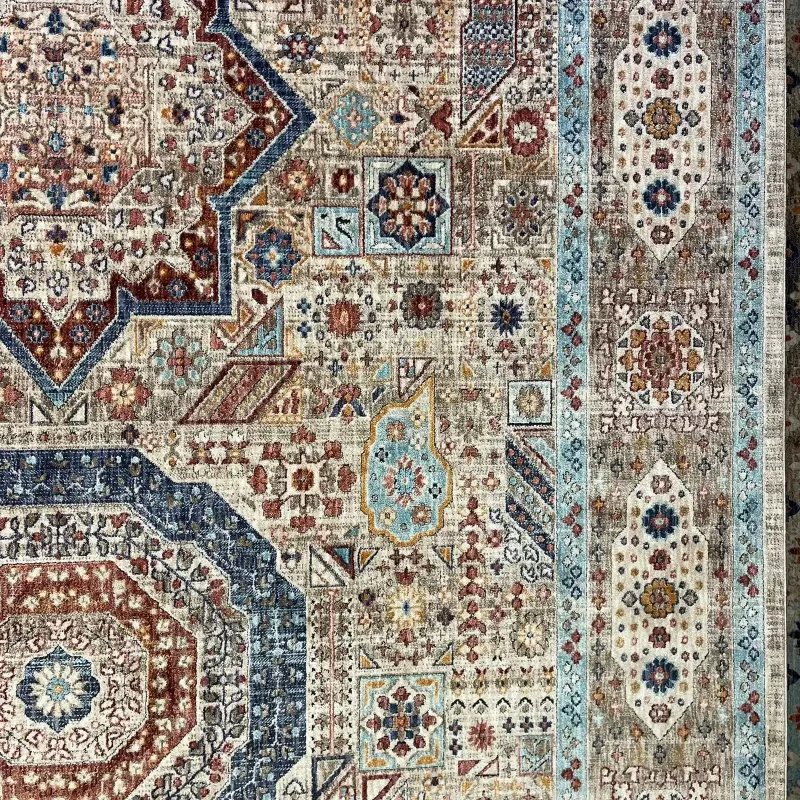 سجاد تركي هانوفر KM82A كريم زهري مقاس 150*220