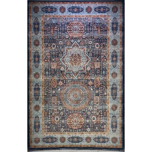 سجاد تركي هانوفر KM82A سماوي غامق تركواز مقاس 250*350