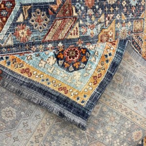 سجاد تركي هانوفر KM82A سماوي غامق تركواز مقاس 250*350