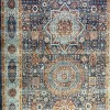 Turkish rugs Hanover KM82A Dark blue turquoise Size 150*220