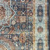Turkish rugs Hanover KM82A Dark blue turquoise Size 150*220