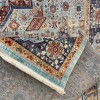 Turkish rugs Hanover KM82A turquoise Dark blue Size 200*300