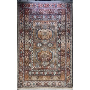 سجاد تركي هانوفر KM90A اورنج احمر مقاس 150*220