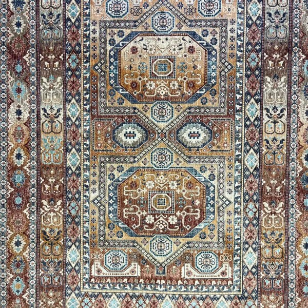 سجاد تركي هانوفر KM90A اورنج احمر مقاس 150*220