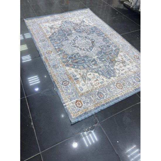 سجاد بلغاري هانوفر K086A ازرق بيج