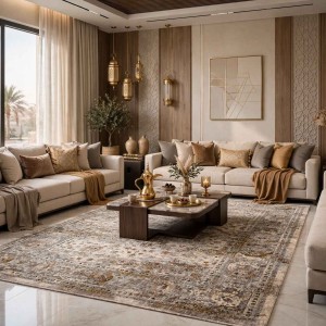 Türkiye rugs Hannover KR17D Beige Multi Aqua Size 250*350