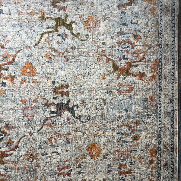 سجاد تركي هانوفر KR19A بيج برتقالي مقاس 150*220