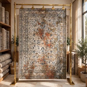 Türkiye Hannover Bohemian Rugs KR24C BEIGE multi rose Size 200*300