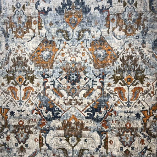 Türkiye Hannover Bohemian Rugs KR28A BEIGE MULTI AQUA Size 200*300