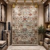 سجاد هانوفر بوهيمي تركي KR26B كريم برتقالي مقاس 250*350