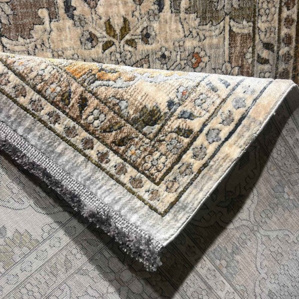 سجاد هانوفر بوهيمي تركي KR29A بيج اخضر مقاس 200*300