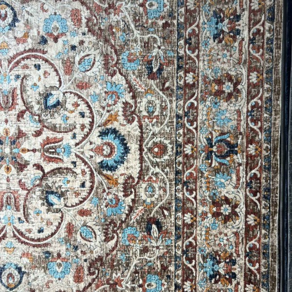 سجاد هانوفر بوهيمي تركي KR31A بيج احمر مقاس 250*350
