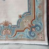 سجاد تركي هيلتون 43759A كريم اكوا مقاس 250*350