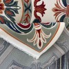 سجاد تركي هيلتون 43759A كريم اخضر مقاس 250*350