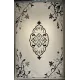 Iris Turkish Rug N0597A black Size 400*500 - French Oriental Rugs