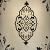 Iris Turkish Rug N0597A black Round Size 200*200
