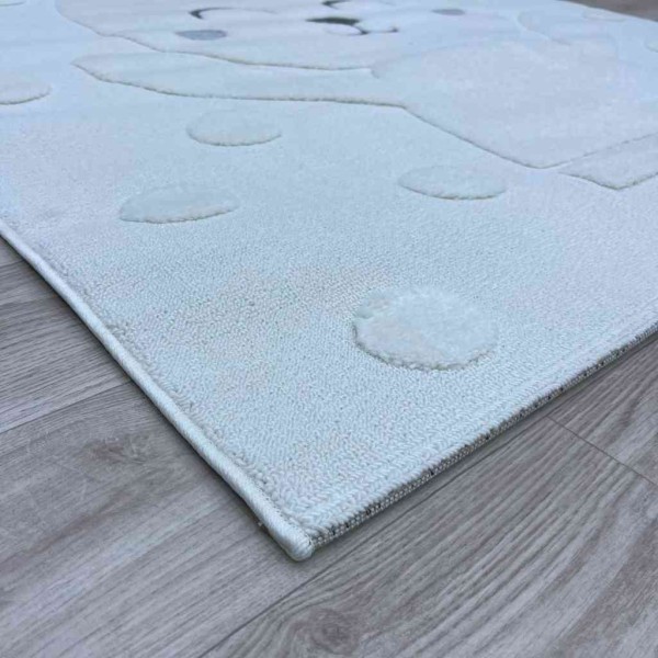 سجاد تركي اطفال كيدز A1079A اللون كريم مقاس 120*170