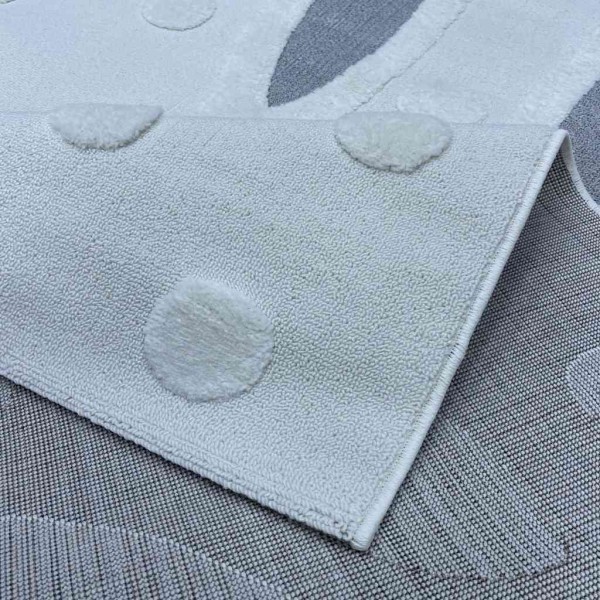 سجاد تركي اطفال كيدز A1079A اللون كريم مقاس 120*170