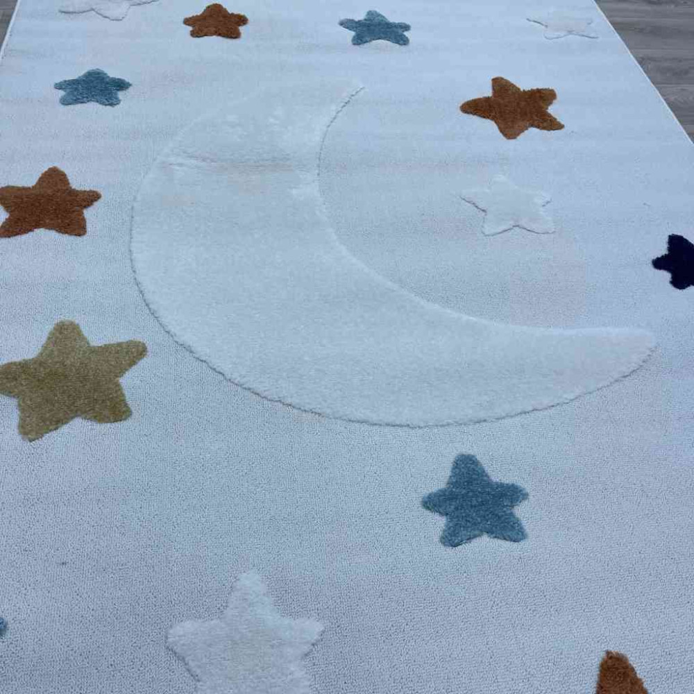 سجاد تركي اطفال كيدز A1534A اللون كريم مقاس 200*290